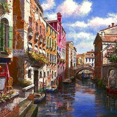 SAM PARK ARTIST | Venice Scenes by Sam Park