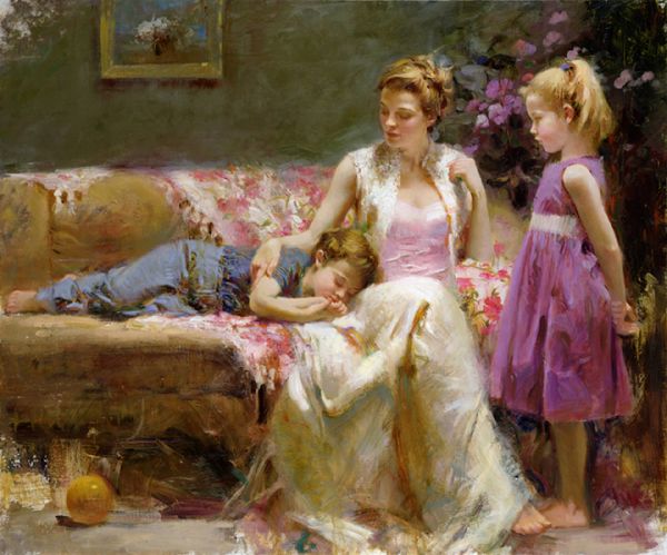 SOLD OUT - A Time To Remember by Artist Pino Daeni Artwork