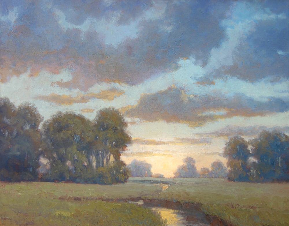 ARLENE DANIEL - Golden Morning 24 x 30 1695 - ArtShop NC