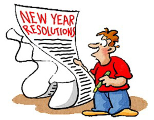 new years resolution clip art